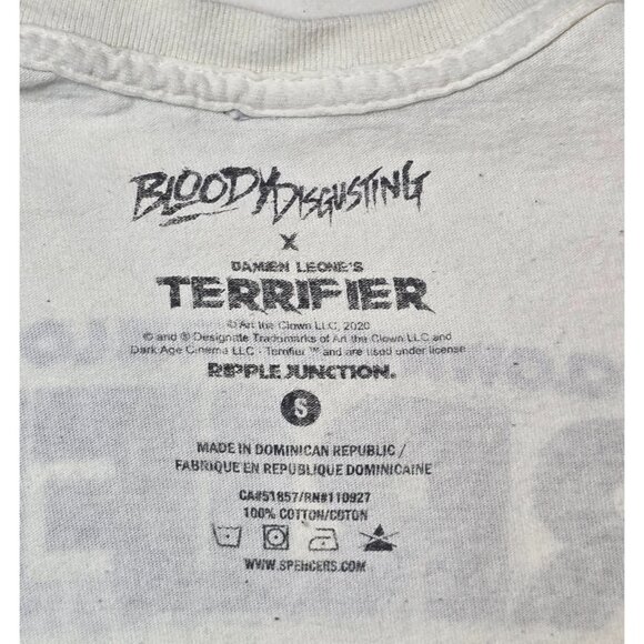 Terrifier Art the Clown Horror Tee – Bloody Disgusting Collab – Size Small - Picture 3 of 3